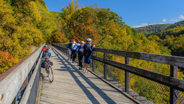 Ohiopyle High Bridge along the Great Allegheny Passage